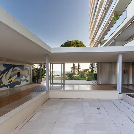 Chateau De La - 2 Avec Terrasse, Climatisation, Parking Prive Securise - A 100m Des Plages *